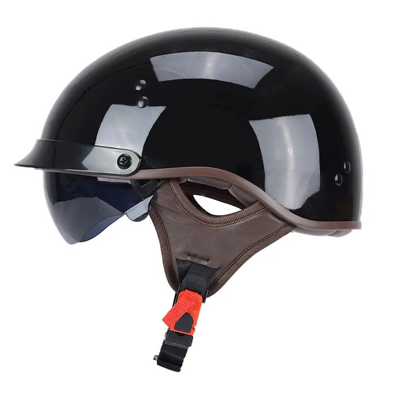 Men’s Motorcycle Helmet DOT Approved Lightweight UV Protection ABS Shell