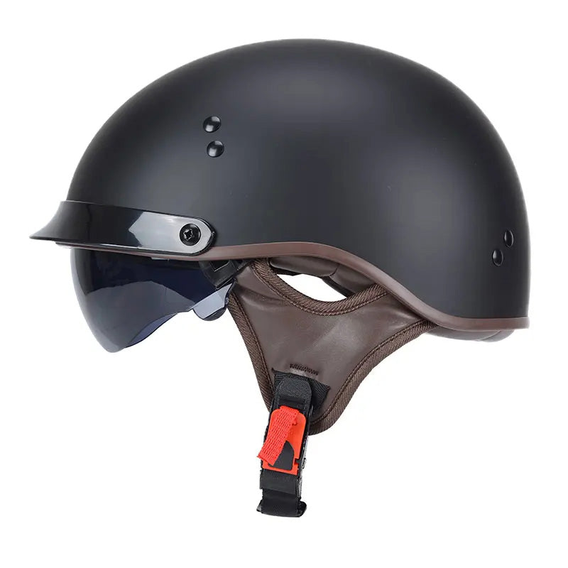 Men’s Motorcycle Helmet DOT Approved Lightweight UV Protection ABS Shell