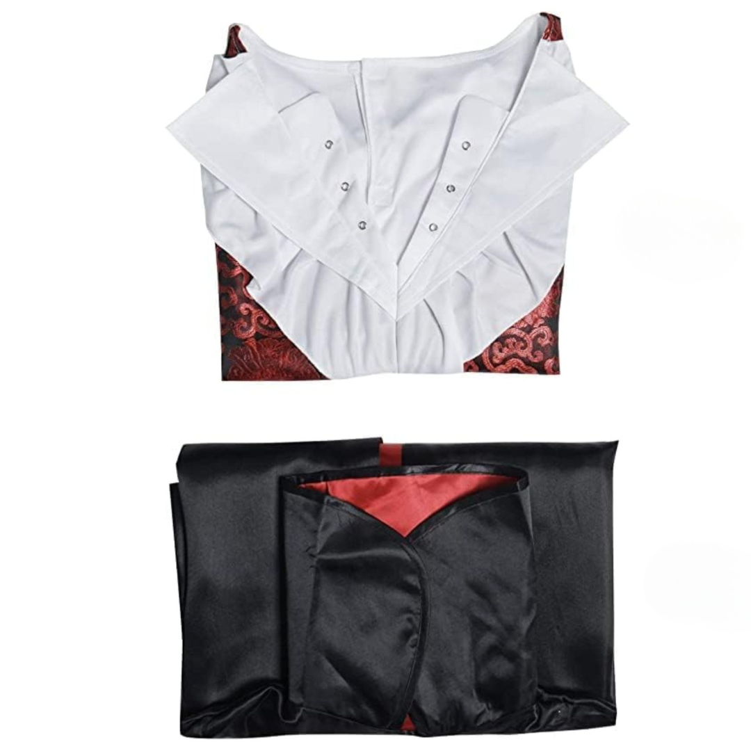 Men’s Gothic Vampire Costume | Scary Long Cape Halloween Outfit