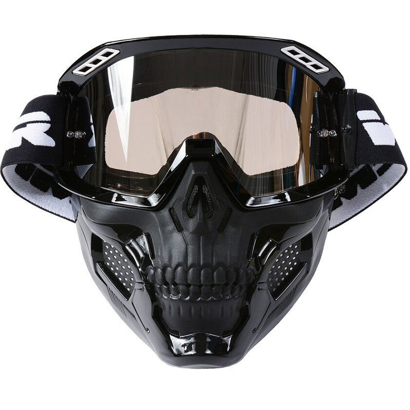 Men’s Skull Motorcycle Mask Protective Gear with Adjustable Fit