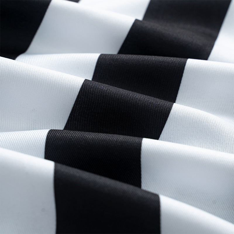 Men’s Halloween Striped Suit | 3-Piece Costume Set with Long Sleeve Jacket