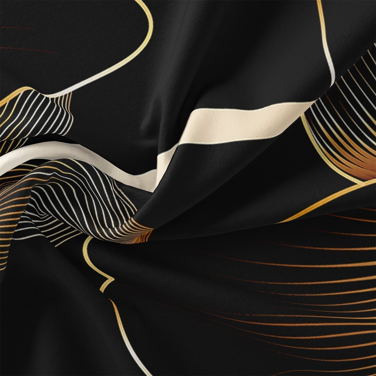 GalaGold Duvet Set – A stylish duvet set that features an elegant black and gold design.