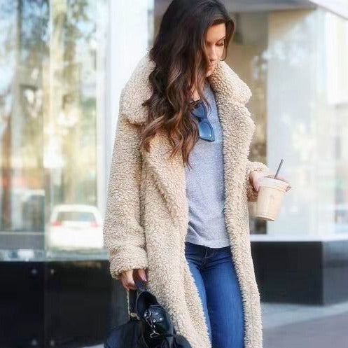 Ophelia | Cozy Women's Teddy Coat – Oversized Winter Design with Modern Style