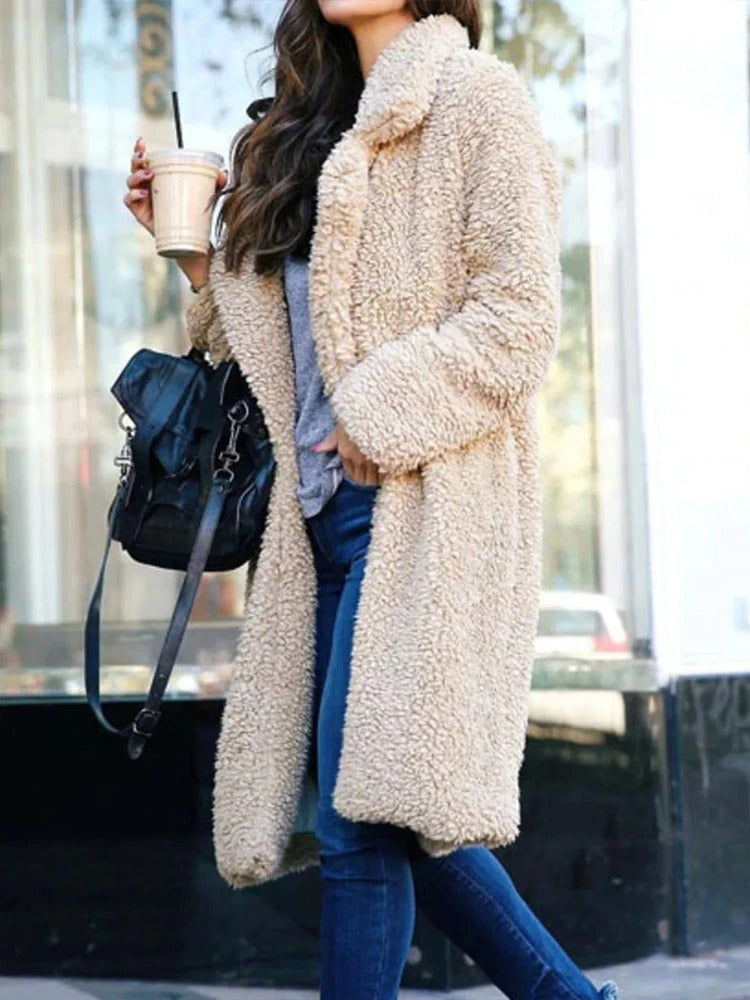 Ophelia | Cozy Women's Teddy Coat – Oversized Winter Design with Modern Style