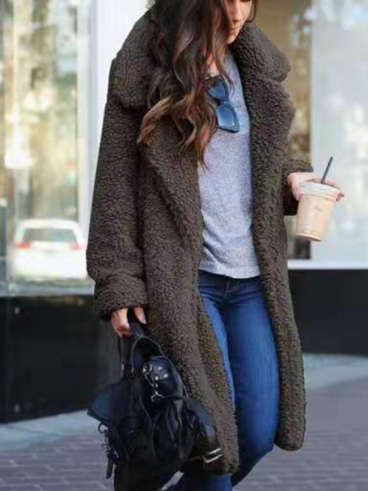 Ophelia | Cozy Women's Teddy Coat – Oversized Winter Design with Modern Style