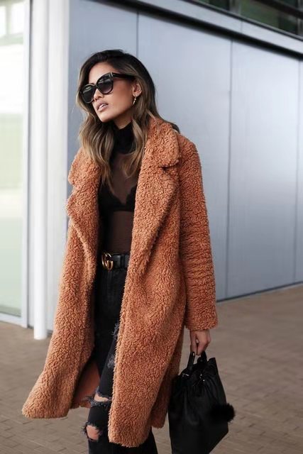 Ophelia | Cozy Women's Teddy Coat – Oversized Winter Design with Modern Style