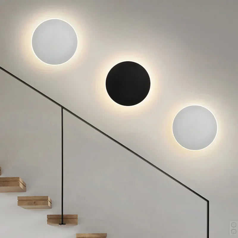 HaloOrb Wall Sconce – Modern Circular LED Light with an Energy-Efficient Design for Home Illumination, providing 10W Warm White Lighting.