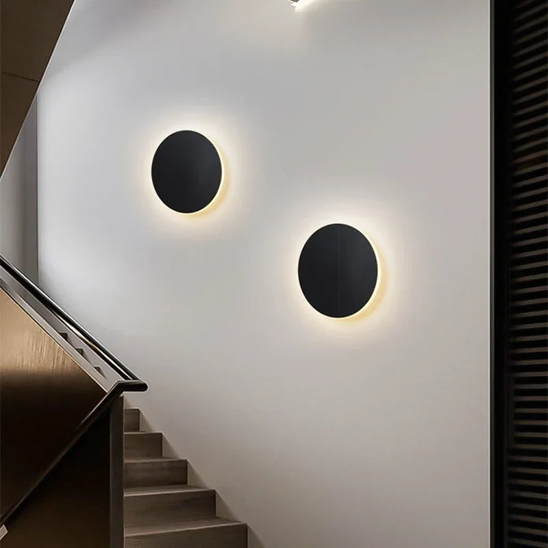 HaloOrb Wall Sconce – Modern Circular LED Light with an Energy-Efficient Design for Home Illumination, providing 10W Warm White Lighting.