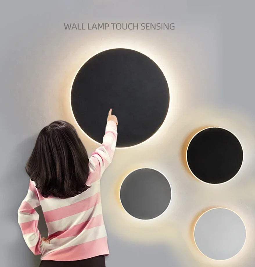HaloOrb Wall Sconce – Modern Circular LED Light with an Energy-Efficient Design for Home Illumination, providing 10W Warm White Lighting.