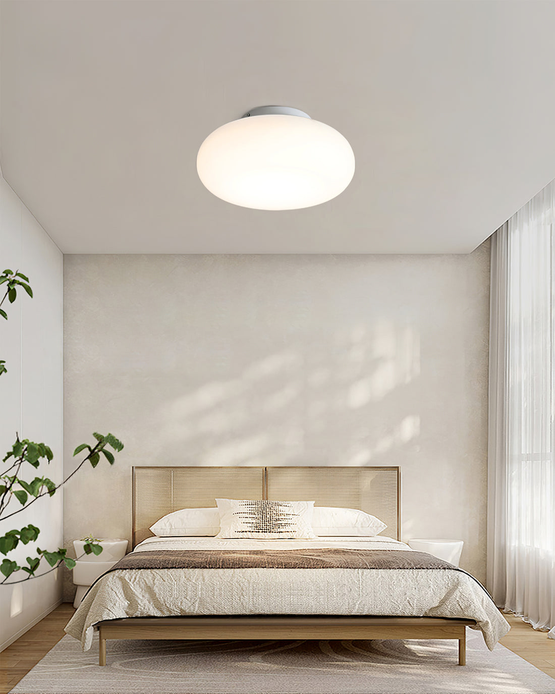 AuraFlush Ceiling Light – Modern LED Indoor Lighting for Home and Office, Energy-Efficient with 20cm to 50cm Diameter Options for perfect fit.