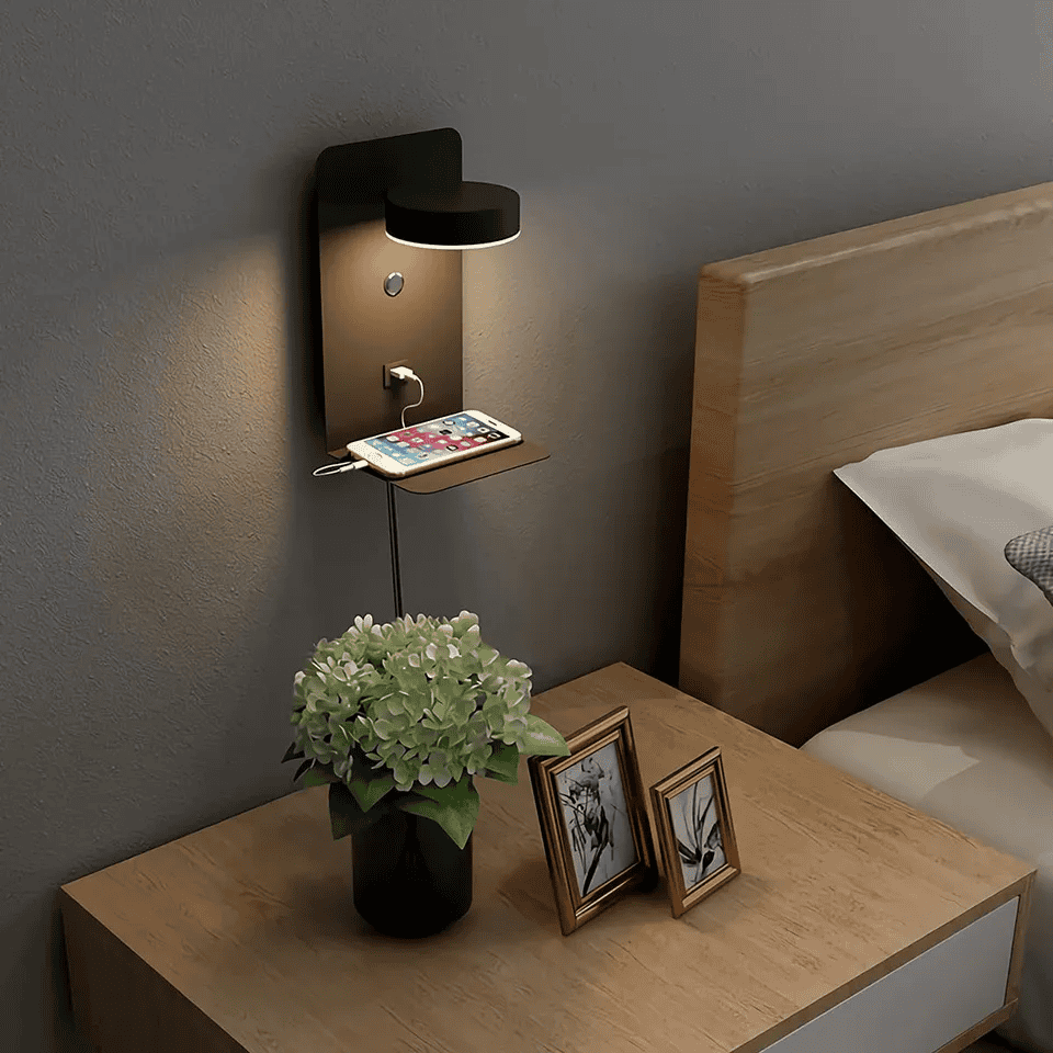GlowNest – Modern LED Night Light with Gentle Warm Glow for Bedroom Ambiance