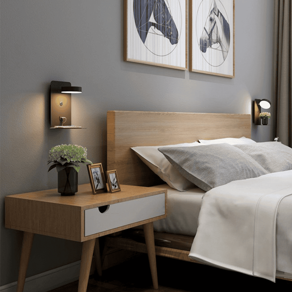 GlowNest – Modern LED Night Light with Gentle Warm Glow for Bedroom Ambiance