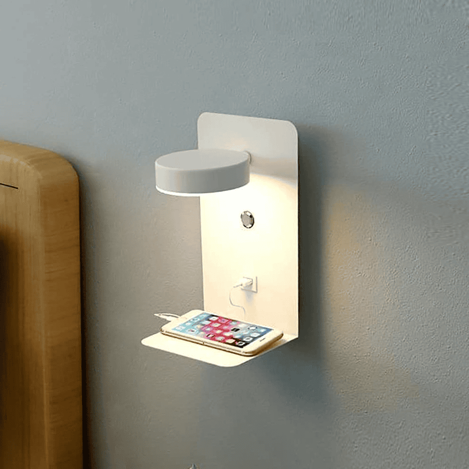 GlowNest – Modern LED Night Light with Gentle Warm Glow for Bedroom Ambiance