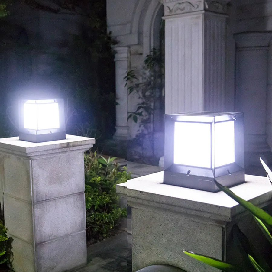 Luxora – Refined Outdoor Cube Light for Landscape Accents