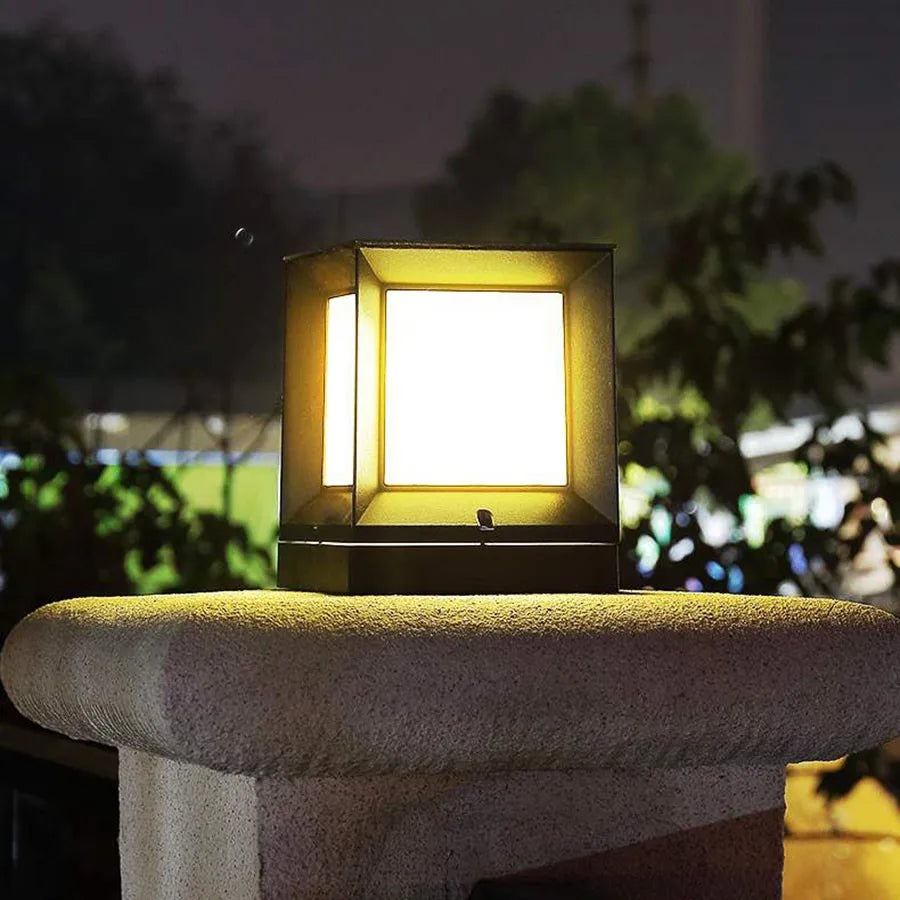Luxora – Refined Outdoor Cube Light for Landscape Accents