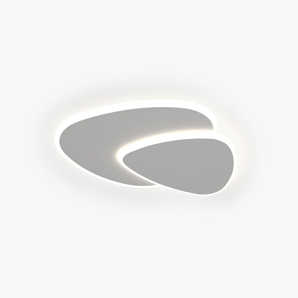 Modern White LED Flush Mount Ceiling Light Fixture – Energy-Efficient Lighting for Home Decor