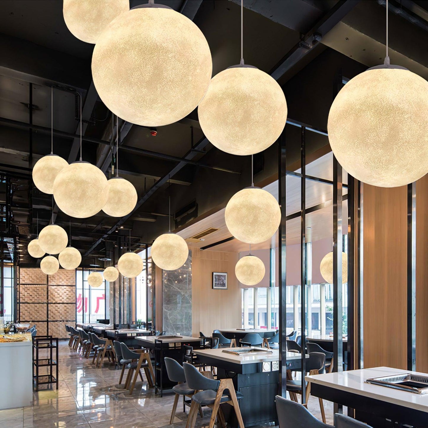 Bright Ceiling Pendant Lamp – Stylish Lighting for Dining or Living Spaces