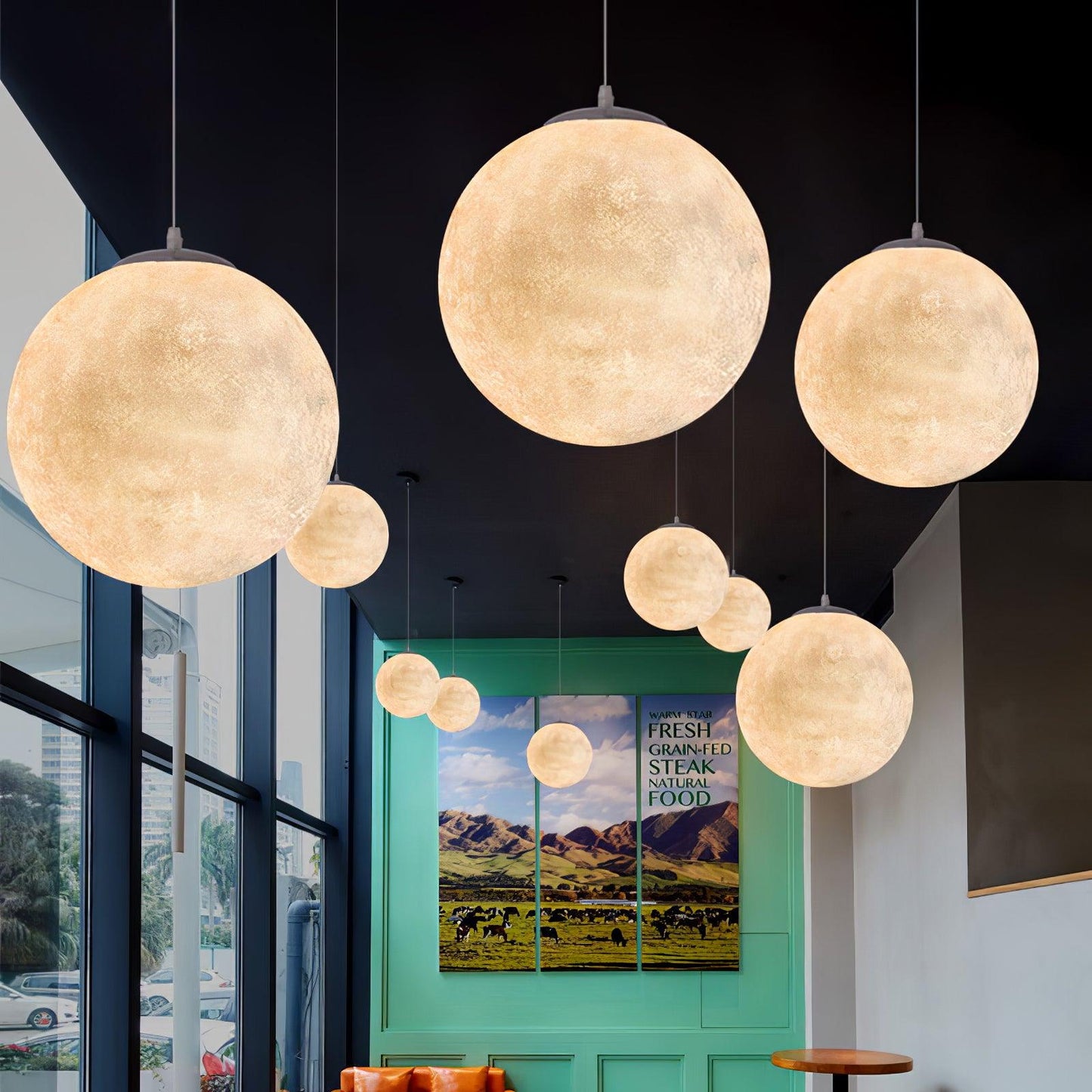 Bright Ceiling Pendant Lamp – Stylish Lighting for Dining or Living Spaces