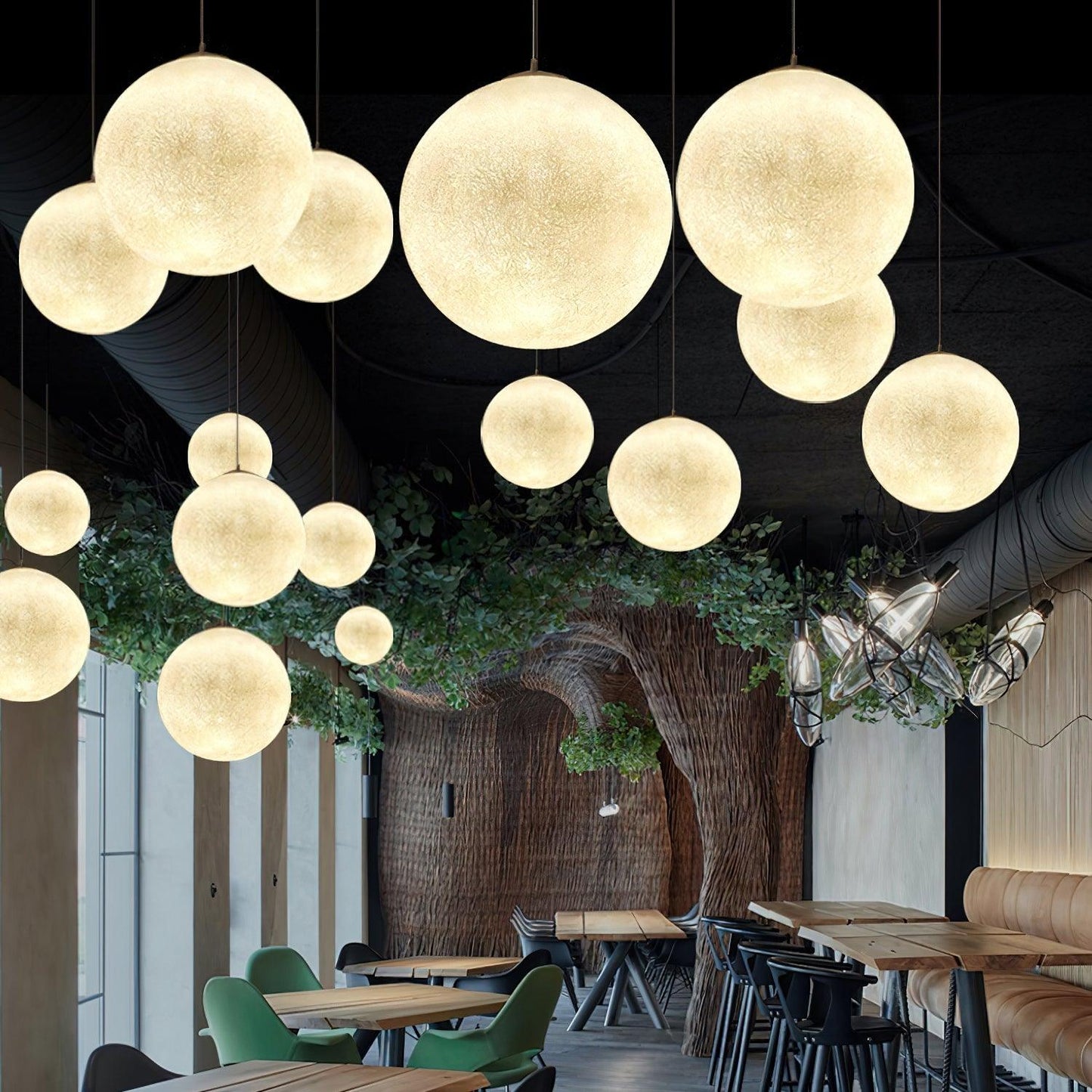 Bright Ceiling Pendant Lamp – Stylish Lighting for Dining or Living Spaces