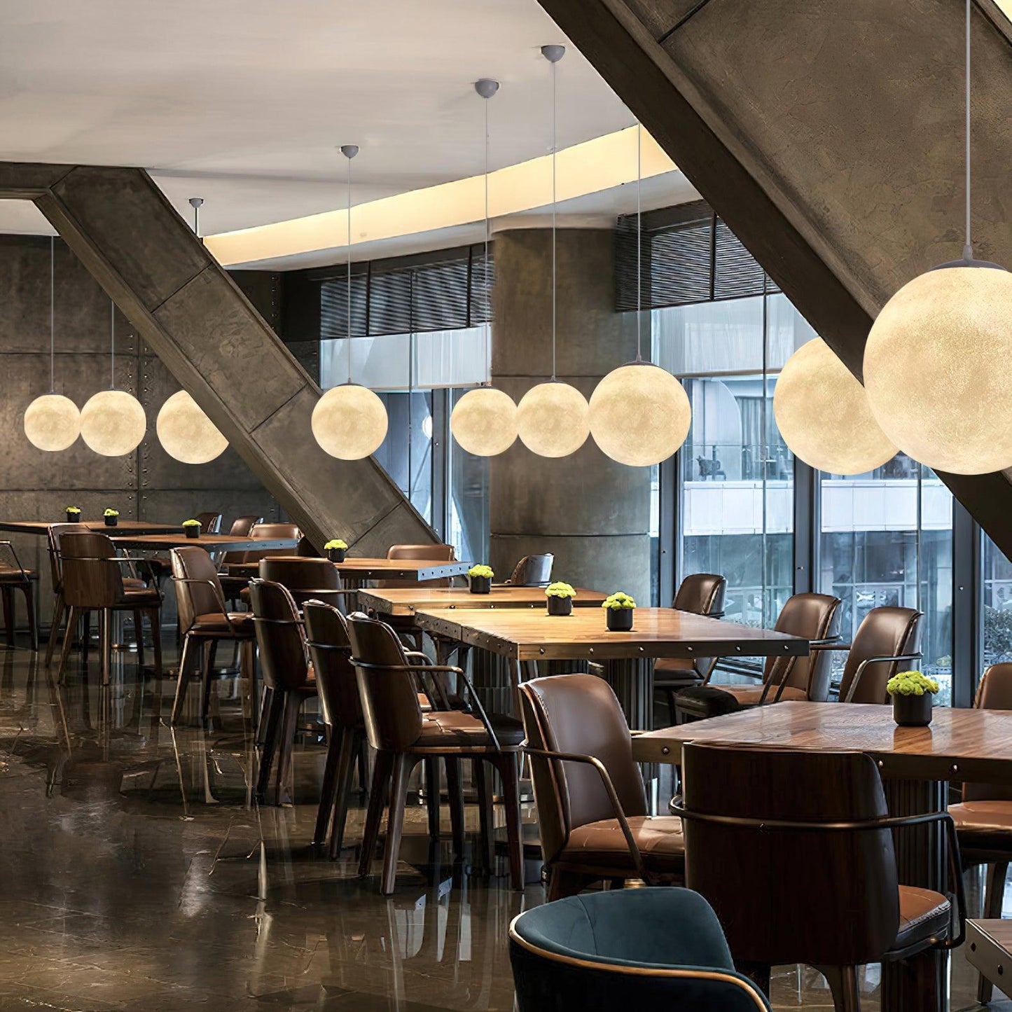 Bright Ceiling Pendant Lamp – Stylish Lighting for Dining or Living Spaces