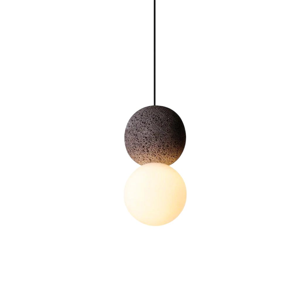 Movia | Elegant Obsidian Glass Pendant Light for Luxury Décor