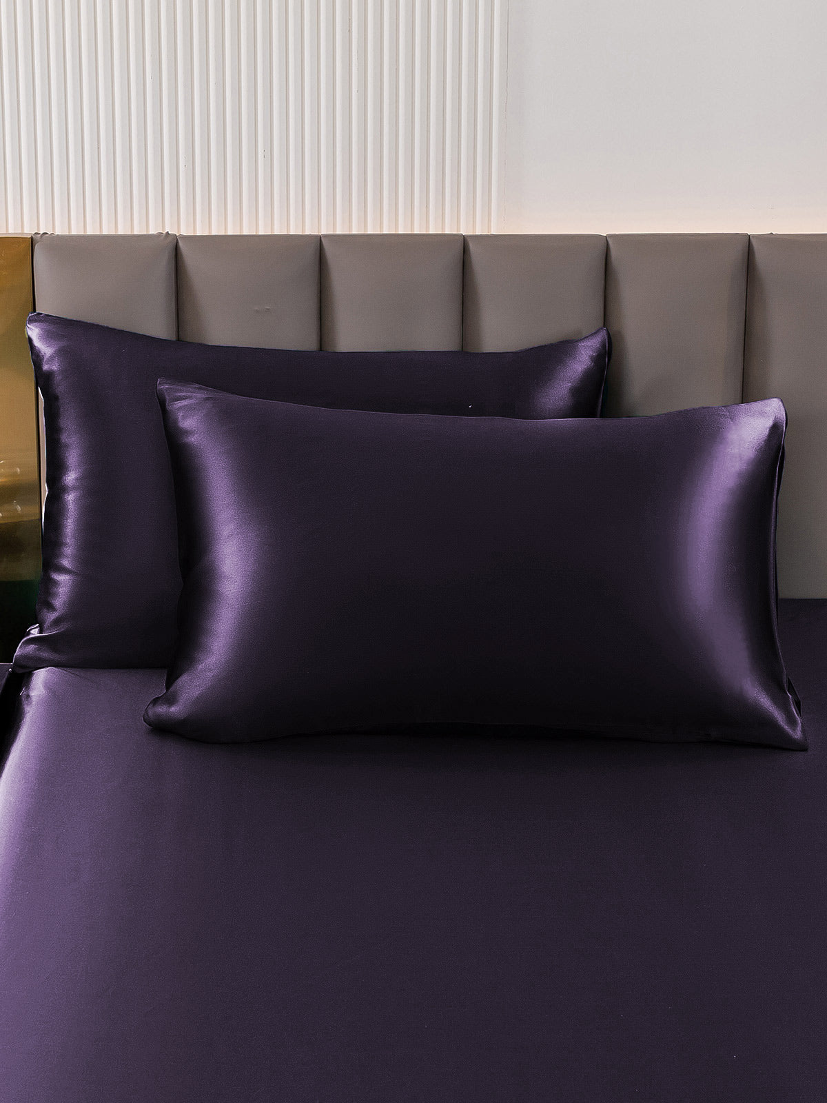 LuxeRest | 100% Mulberry Silk Pillowcase Pair, Ultra-Soft with Invisible Zipper Closure