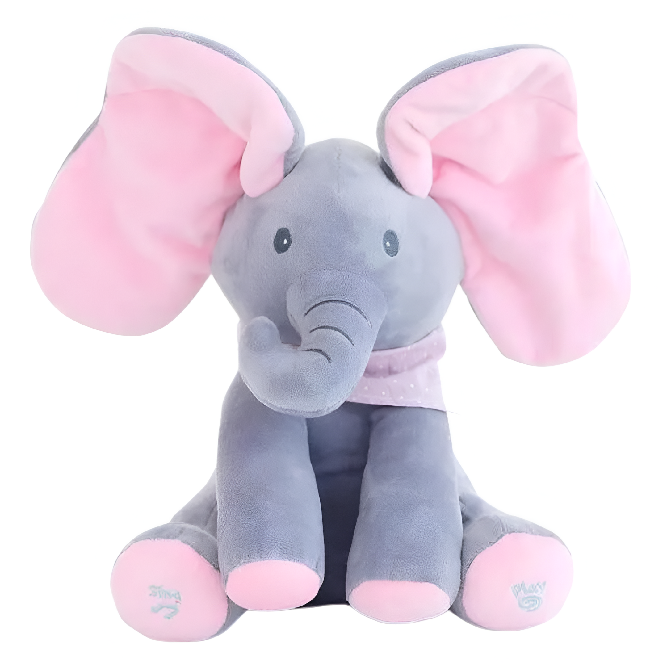 Interactive Plush Elephant – Soft Stuffed Animal with Music and Motion for Children