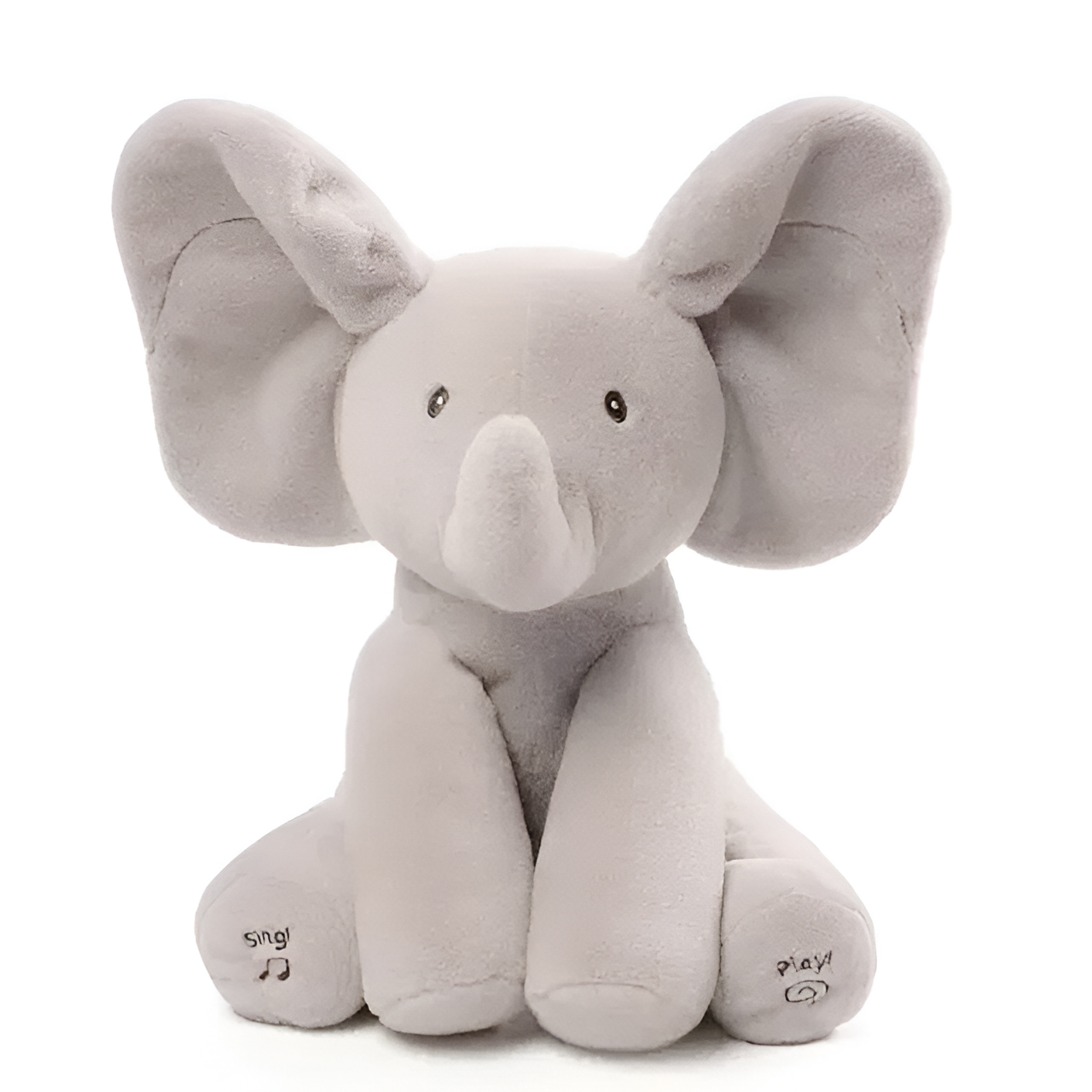 Interactive Plush Elephant – Soft Stuffed Animal with Music and Motion for Children