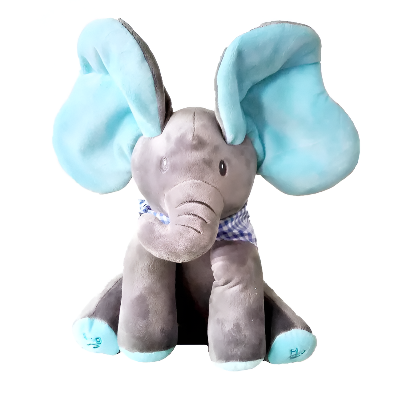 Interactive Plush Elephant – Soft Stuffed Animal with Music and Motion for Children
