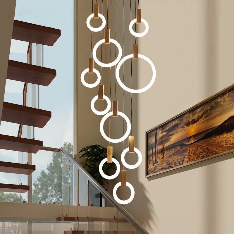 VitaLumen – Modern Wooden Chandelier with Earthy Sophistication