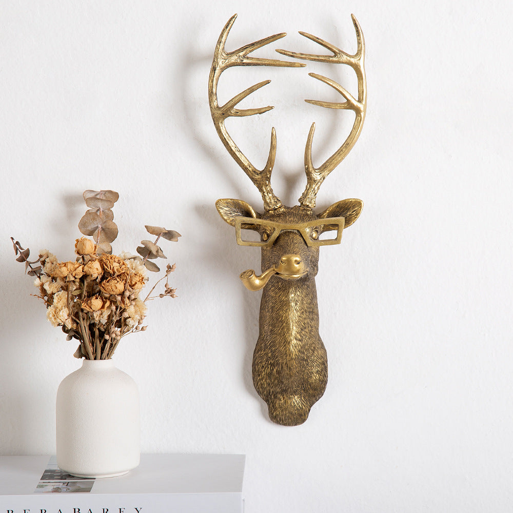 RegalAntler – Contemporary Stag Wall Decor for Bold Interior Statements