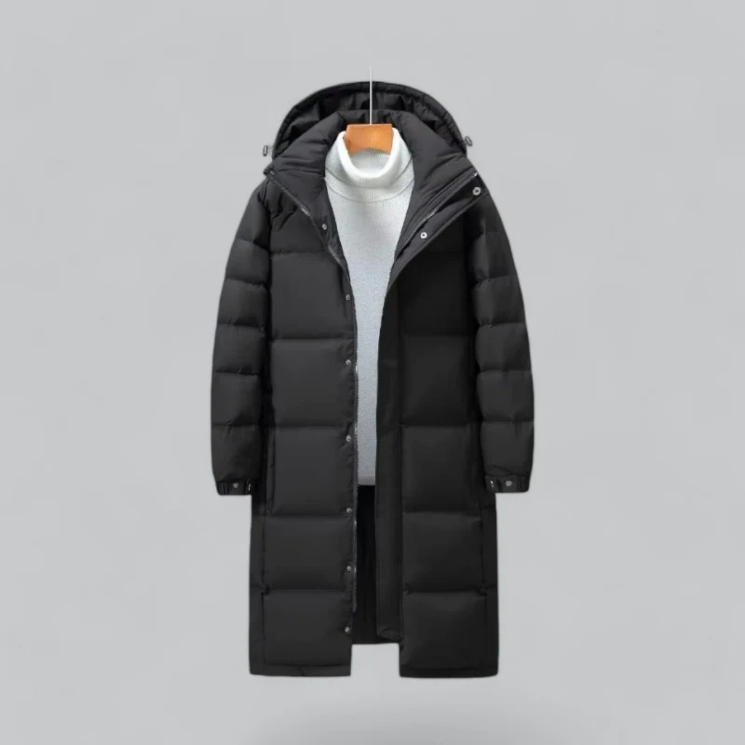 Nolan | Stylish Men’s Winter Puffer Jacket with Hood — Warm and Durable