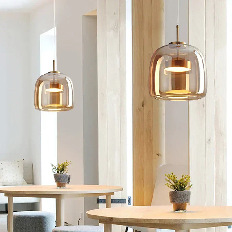 Glass Ceiling Lamp – Sleek and Transparent Design for Ambient Illumination