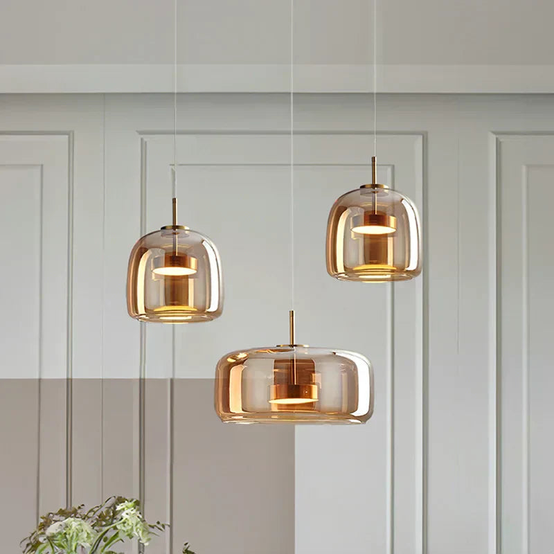 Glass Ceiling Lamp – Sleek and Transparent Design for Ambient Illumination