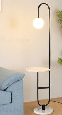 AuraShelf – Scandinavian-Inspired Lamp with Functional Table