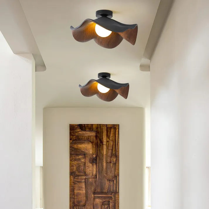 Blomsten – Minimalist Petal Light in Scandinavian Woodwork