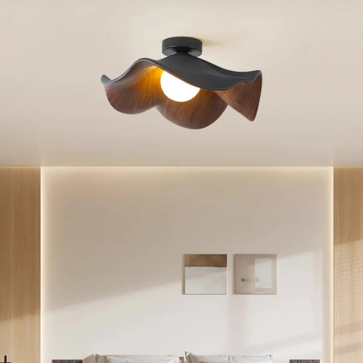 Blomsten – Minimalist Petal Light in Scandinavian Woodwork