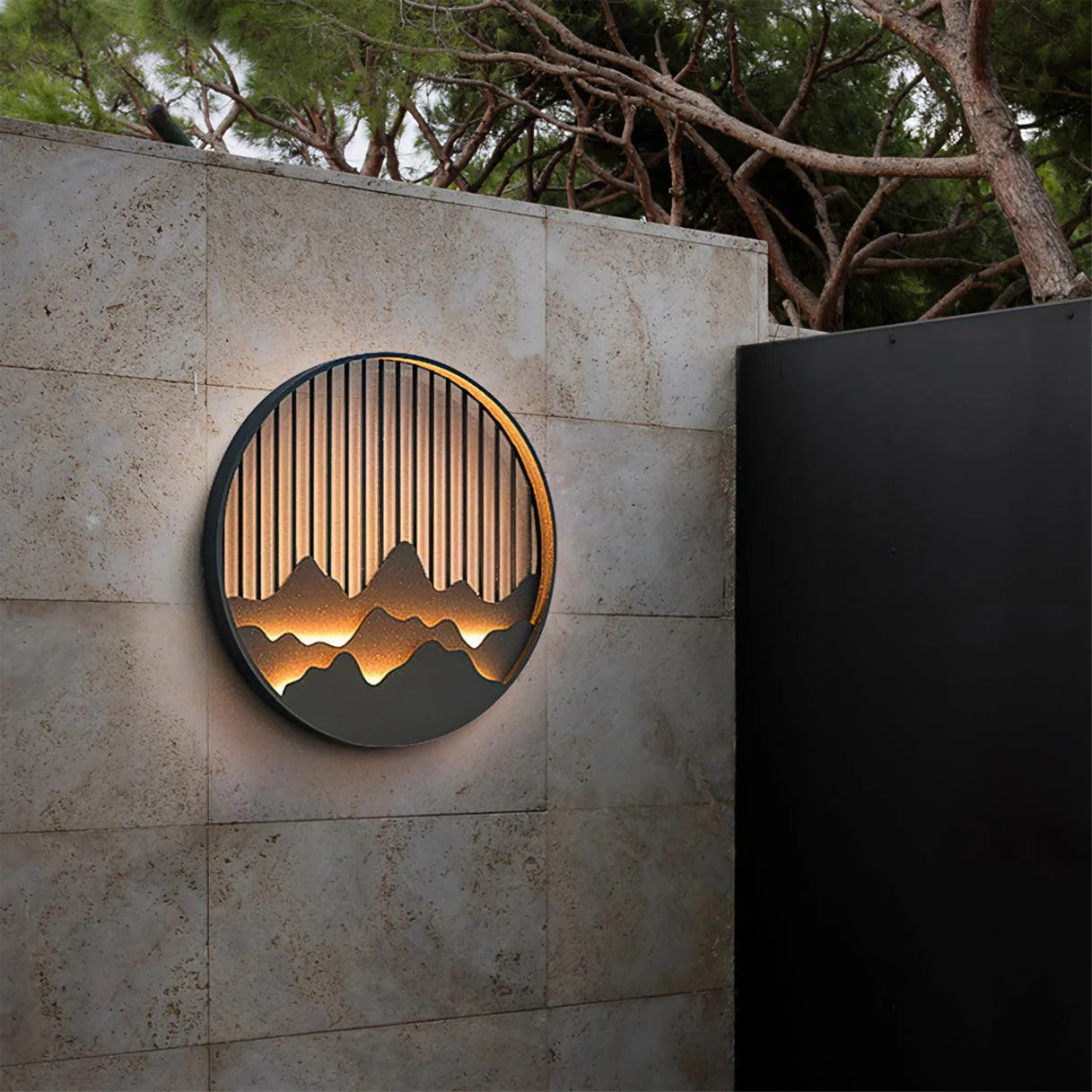 Novalith | Modern Mountain-Inspired Outdoor Wall Light for Homes