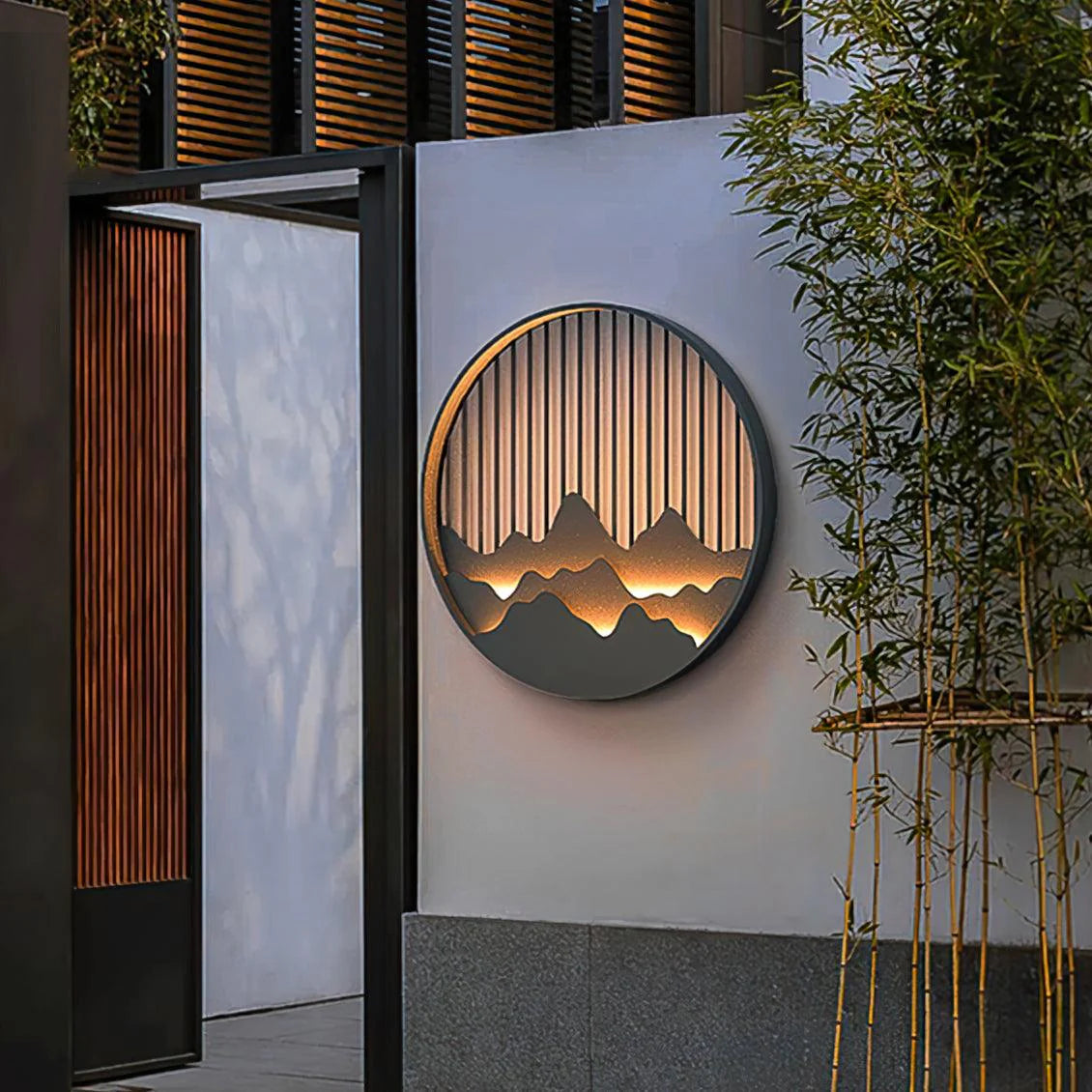 Novalith | Modern Mountain-Inspired Outdoor Wall Light for Homes