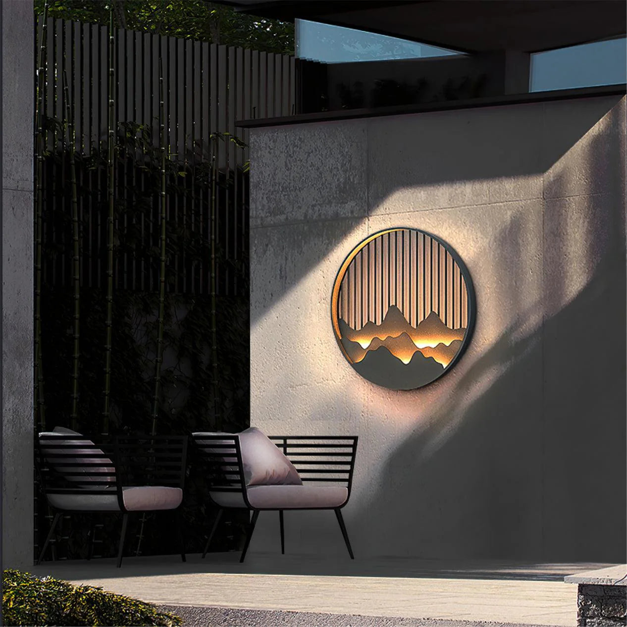Novalith | Modern Mountain-Inspired Outdoor Wall Light for Homes