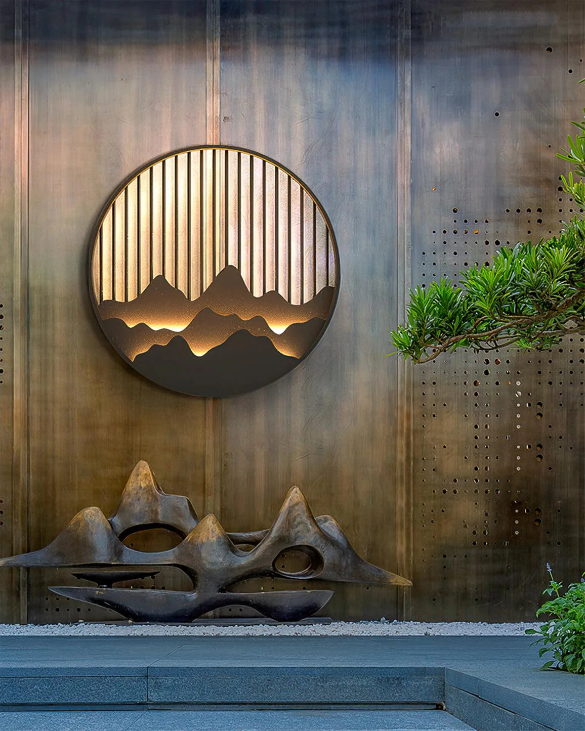 Novalith | Modern Mountain-Inspired Outdoor Wall Light for Homes
