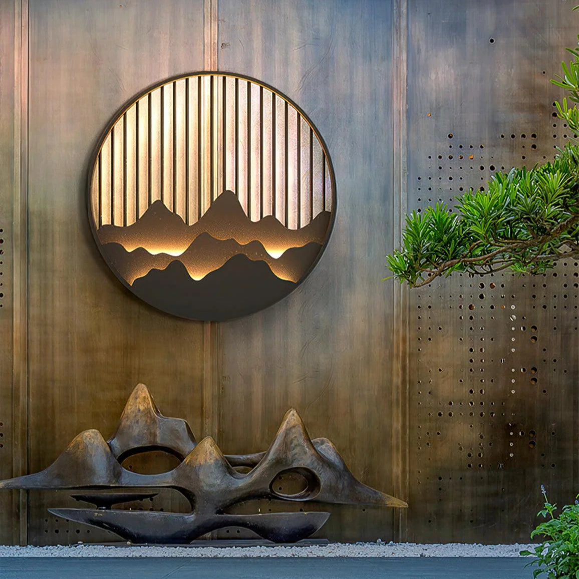 Novalith | Modern Mountain-Inspired Outdoor Wall Light for Homes
