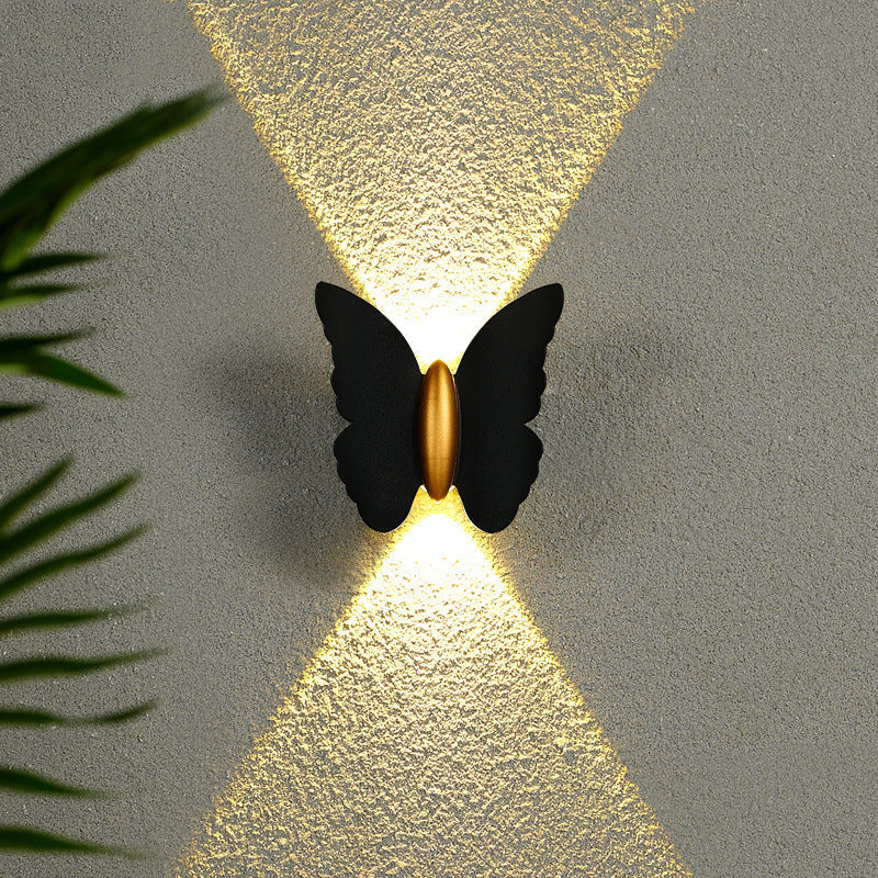 Novora | Artistic Butterfly Wall Lamp for Stylish Outdoor Design