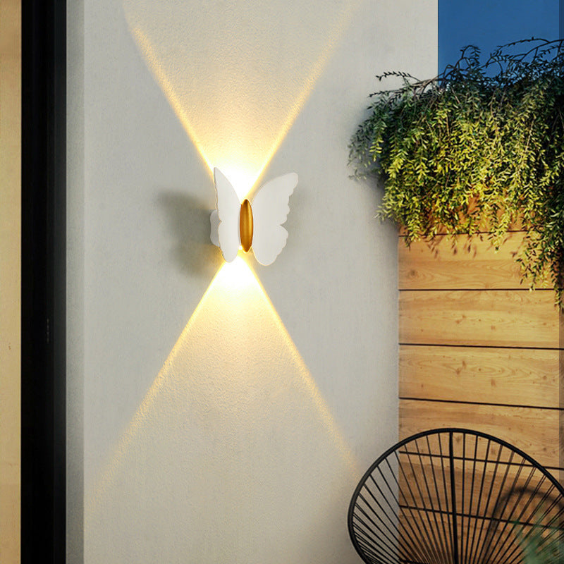 Novora | Artistic Butterfly Wall Lamp for Stylish Outdoor Design