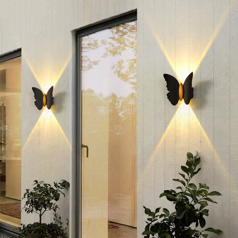 Novora | Artistic Butterfly Wall Lamp for Stylish Outdoor Design