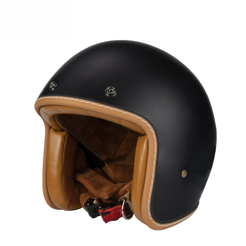 Open Face Helmet Retro Design Lightweight ABS