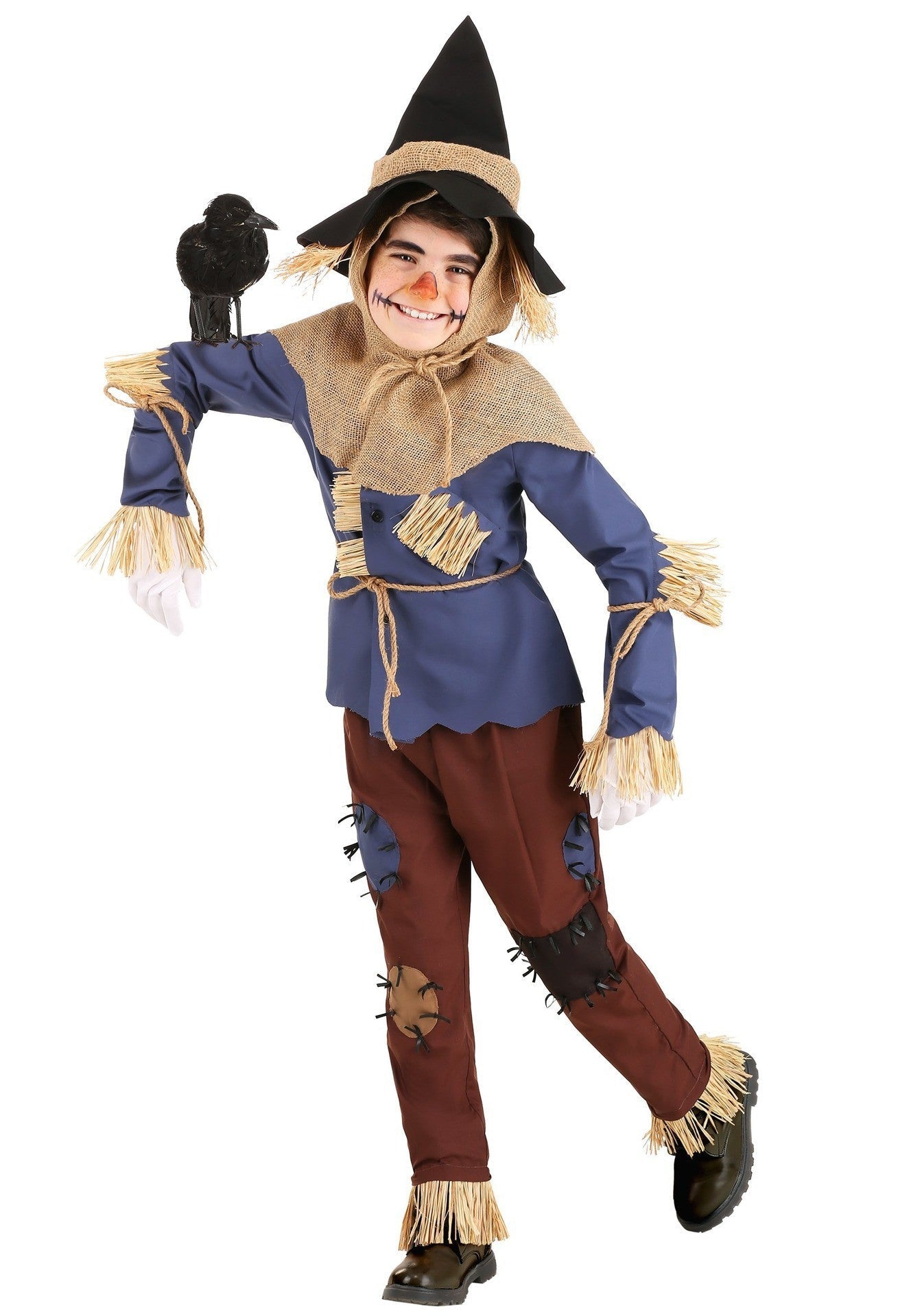 Men’s Halloween Scarecrow Outfit | Classic Long Sleeve Costume Set