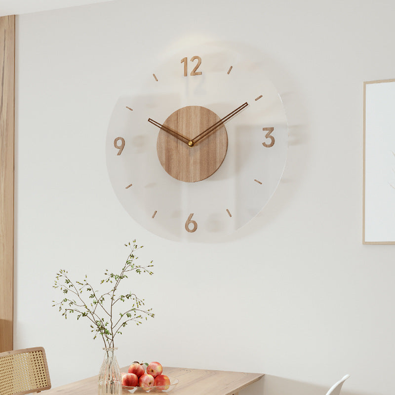 ScandiTime – Nordic Style Solid Wood Wall Clock for Minimalist Elegance