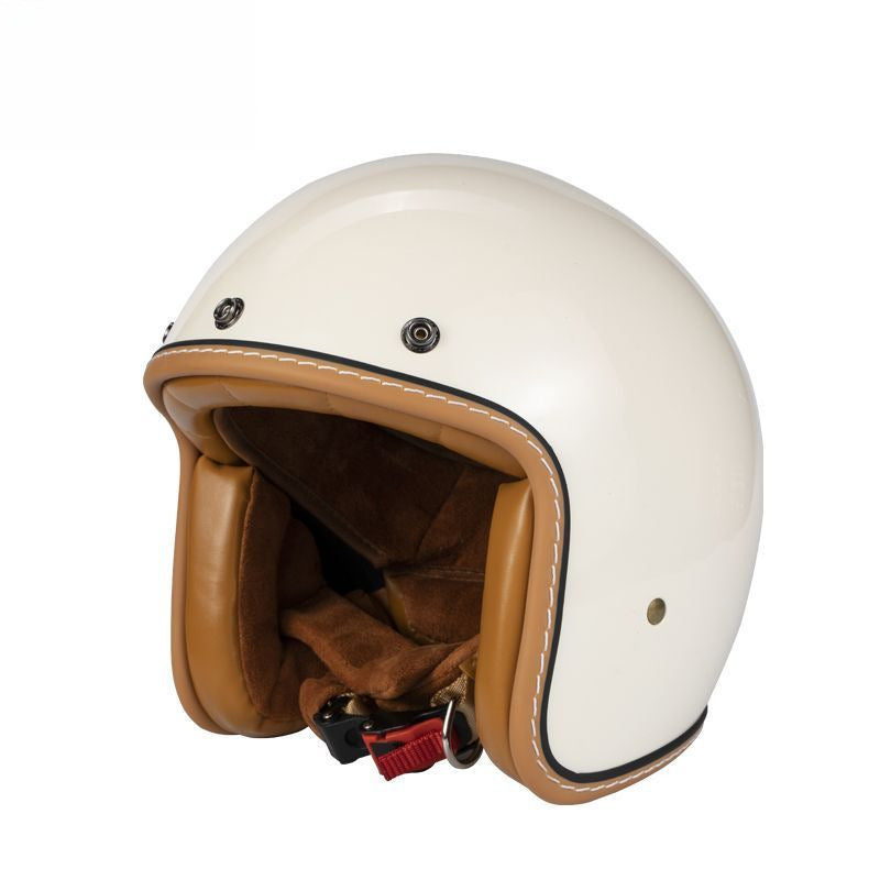 Open Face Helmet Retro Design Lightweight ABS