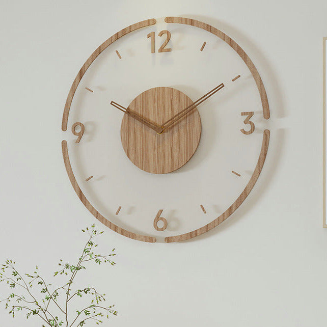 ScandiTime – Nordic Style Solid Wood Wall Clock for Minimalist Elegance